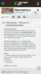 Mobile Screenshot of fibermancy.deviantart.com