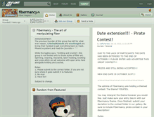Tablet Screenshot of fibermancy.deviantart.com