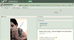 Desktop Screenshot of italiangirlsclub.deviantart.com