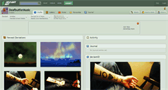 Desktop Screenshot of deafbutformusic.deviantart.com