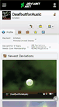 Mobile Screenshot of deafbutformusic.deviantart.com