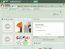 Tablet Screenshot of chaifizz.deviantart.com