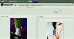 Desktop Screenshot of midknight-hikari.deviantart.com
