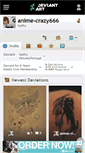 Mobile Screenshot of anime-crazy666.deviantart.com