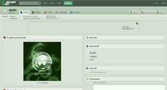 Desktop Screenshot of duxto.deviantart.com