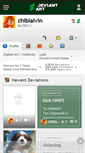 Mobile Screenshot of chibialvin.deviantart.com