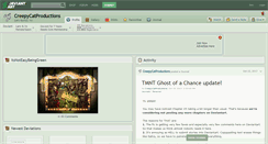 Desktop Screenshot of creepycatproductions.deviantart.com