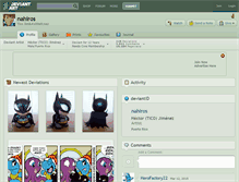 Tablet Screenshot of nahiros.deviantart.com