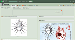 Desktop Screenshot of kingzote.deviantart.com