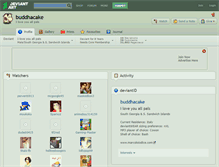Tablet Screenshot of buddhacake.deviantart.com