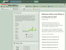 Tablet Screenshot of pokewalkers.deviantart.com