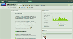 Desktop Screenshot of idrawmusicians.deviantart.com