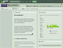 Tablet Screenshot of idrawmusicians.deviantart.com
