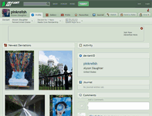 Tablet Screenshot of pinkrelish.deviantart.com