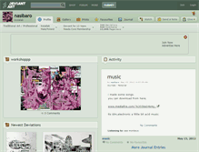 Tablet Screenshot of nasibaro.deviantart.com