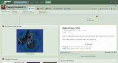 Desktop Screenshot of magnanimoussquirrel.deviantart.com