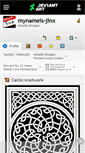 Mobile Screenshot of mynameis-jinx.deviantart.com