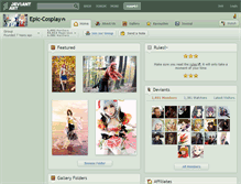 Tablet Screenshot of epic-cosplay.deviantart.com