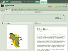 Tablet Screenshot of mrjimmyboy.deviantart.com