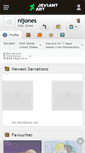 Mobile Screenshot of nijones.deviantart.com