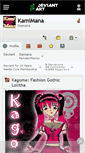 Mobile Screenshot of kamimana.deviantart.com