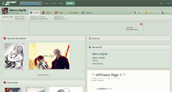 Desktop Screenshot of nero-x-kyrie.deviantart.com
