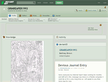 Tablet Screenshot of grimreaper1993.deviantart.com