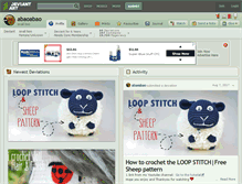 Tablet Screenshot of abaoabao.deviantart.com