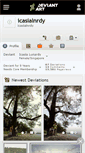 Mobile Screenshot of icasialnrdy.deviantart.com
