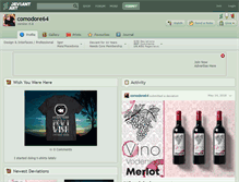 Tablet Screenshot of comodore64.deviantart.com