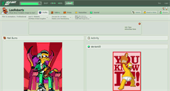 Desktop Screenshot of leeroberts.deviantart.com