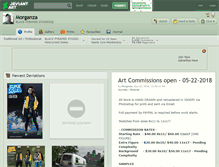 Tablet Screenshot of morganza.deviantart.com