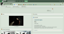 Desktop Screenshot of cantrembrto4getu.deviantart.com