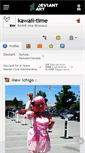 Mobile Screenshot of kawaii-time.deviantart.com