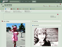 Tablet Screenshot of kawaii-time.deviantart.com