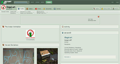 Desktop Screenshot of illegal-art.deviantart.com