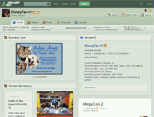 Tablet Screenshot of disneyfan-01.deviantart.com