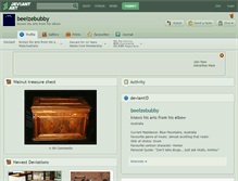 Tablet Screenshot of beelzebubby.deviantart.com