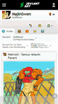 Mobile Screenshot of majinswen.deviantart.com