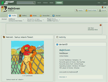 Tablet Screenshot of majinswen.deviantart.com