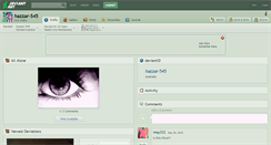 Desktop Screenshot of hazzar-545.deviantart.com