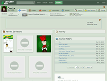 Tablet Screenshot of o-nixx.deviantart.com