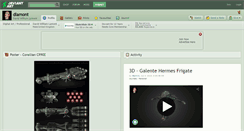 Desktop Screenshot of dlamont.deviantart.com