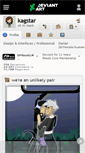 Mobile Screenshot of kagstar.deviantart.com