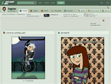 Tablet Screenshot of kagstar.deviantart.com
