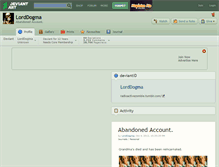Tablet Screenshot of lorddogma.deviantart.com