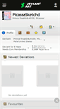 Mobile Screenshot of picassasketchd.deviantart.com