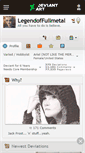 Mobile Screenshot of legendoffullmetal.deviantart.com