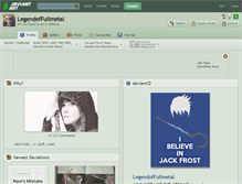 Tablet Screenshot of legendoffullmetal.deviantart.com