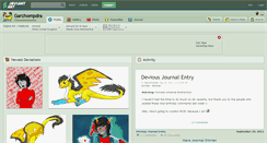 Desktop Screenshot of garchompdra.deviantart.com